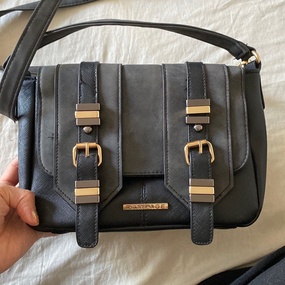 Black With Gold Hardware Purse